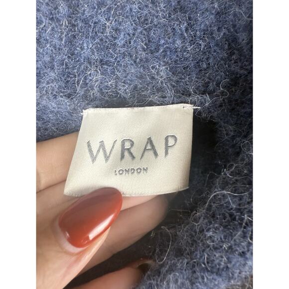 Wrap London Size 6 Women Wool Baby Alpaca Wool Blend Pullover Sweater Cropped - Picture 4 of 8